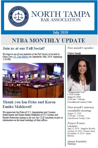 July Newsletter