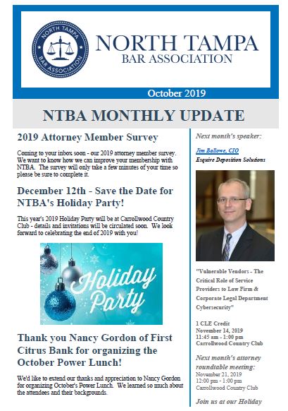 October Newsletter